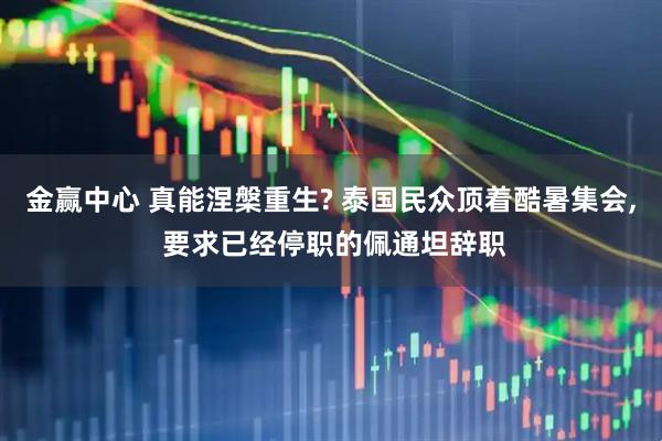 金赢中心 真能涅槃重生? 泰国民众顶着酷暑集会, 要求已经停职的佩通坦辞职