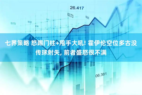 七界策略 怒踢门柱+甩手大吼! 霍伊伦空位多古没传球射失, 前者盛怒很不满